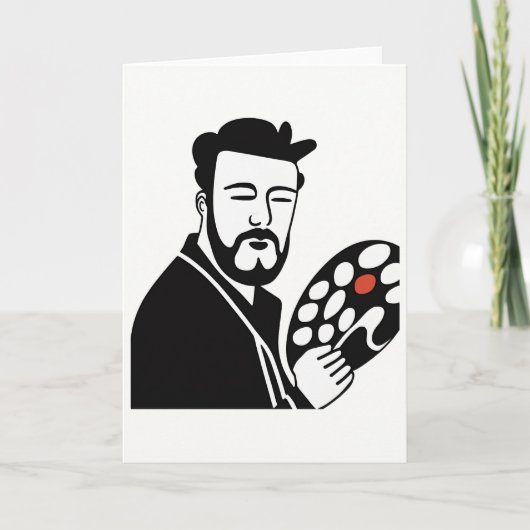 Künstlerkunstkarte Feiertagskarte (Vorderseite)