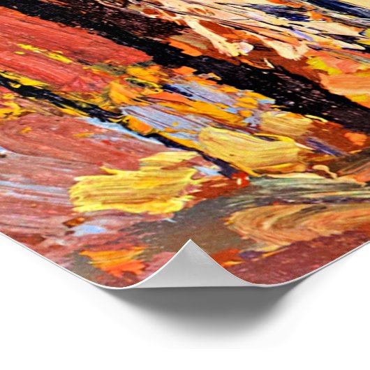 Künstlerlager, Kanusee Poster (Ecke)