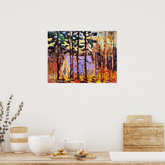 Künstlerlager, Kanusee Poster (Küche)