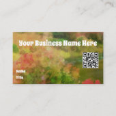 Künstlerlandschaft Visitenkarte (Vorderseite)