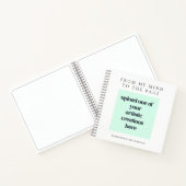 Künstlername White Sketch hinzufügen Notizblock (Innenseite)