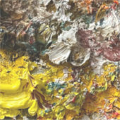 Künstlerpalette #1 aufkleber (Vorderseite)
