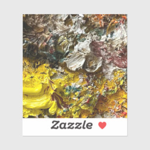 Künstlerpalette #1 aufkleber