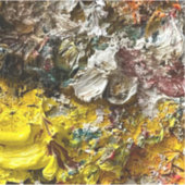 Künstlerpalette #1 aufkleber (Vorderseite)