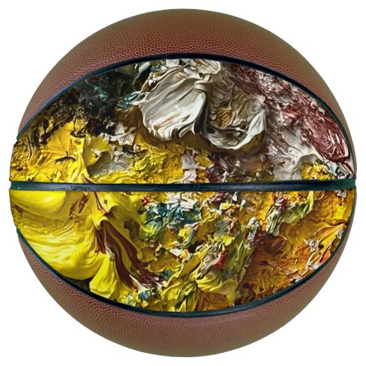 Künstlerpalette #1 basketball (Vorderseite)