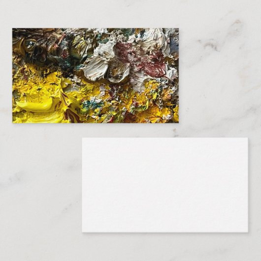 Künstlerpalette #1 begleitkarte (Vorne/Hinten)