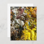 Künstlerpalette #1 dankeskarte (Vorne/Hinten)