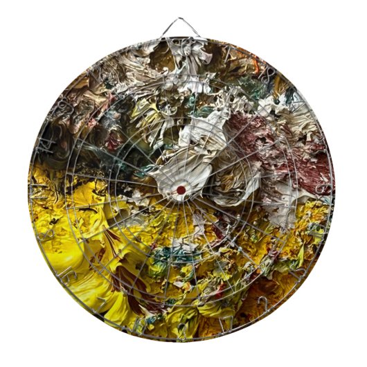 Künstlerpalette #1 dartscheibe (vorne)