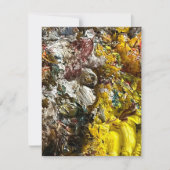 Künstlerpalette #1 einladung (Vorderseite)