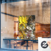 Künstlerpalette #1 fensteraufkleber (Café-Fenster)