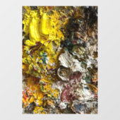 Künstlerpalette #1 fensteraufkleber (Blatt)
