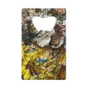 Künstlerpalette #1 geldbeutel flaschenöffner