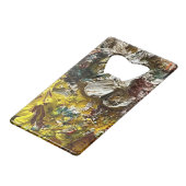 Künstlerpalette #1 geldbeutel flaschenöffner (Vorderseite Schrägansicht)