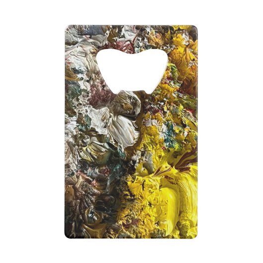 Künstlerpalette #1 geldbeutel flaschenöffner (Vorderseite)
