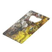Künstlerpalette #1 geldbeutel flaschenöffner (Vorderseite Schrägansicht)