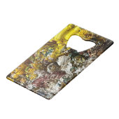 Künstlerpalette #1 geldbeutel flaschenöffner (Rückseite Schrägansicht)