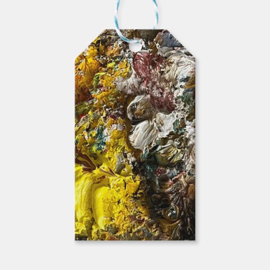 Künstlerpalette #1 geschenkanhänger (Vorderseite)