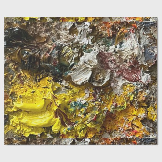 Künstlerpalette #1 geschenkpapier (Flach)