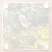 Künstlerpalette #1 glasuntersetzer (Rückseite)