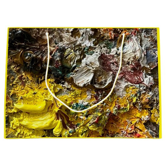 Künstlerpalette #1 große geschenktüte (Vorderseite)