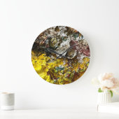 Künstlerpalette #1 große wanduhr (Zuhause)