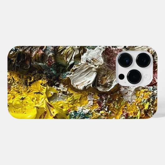 Künstlerpalette #1 iPhone hülle (Rückseite (Horizontal))