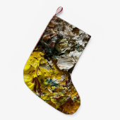 Künstlerpalette #1 kleiner weihnachtsstrumpf (Vorderansicht (hängend))