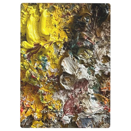 Künstlerpalette #1 klemmbrett (Rückseite)