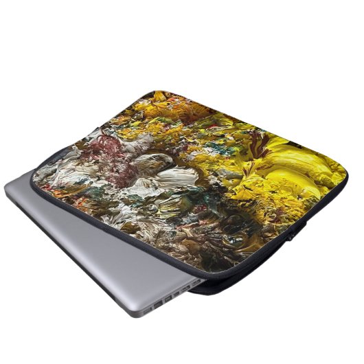 Künstlerpalette #1 laptopschutzhülle (Vorne Knopf)