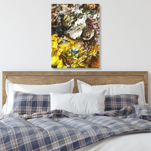 Künstlerpalette #1 leinwanddruck (Insitu (Schlafzimmer))