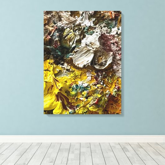 Künstlerpalette #1 leinwanddruck (Insitu (Holzboden))