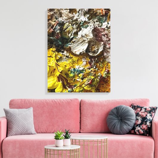 Künstlerpalette #1 leinwanddruck (Insitu (Wohnzimmer))