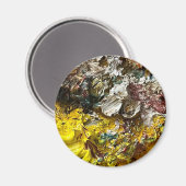Künstlerpalette #1 magnet (Vorderseite/Rückseite)