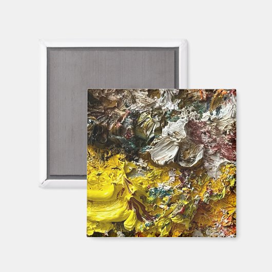 Künstlerpalette #1 magnet (Vorderseite/Rückseite)
