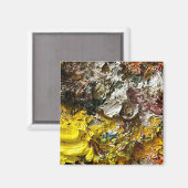 Künstlerpalette #1 magnet (Vorderseite/Rückseite)