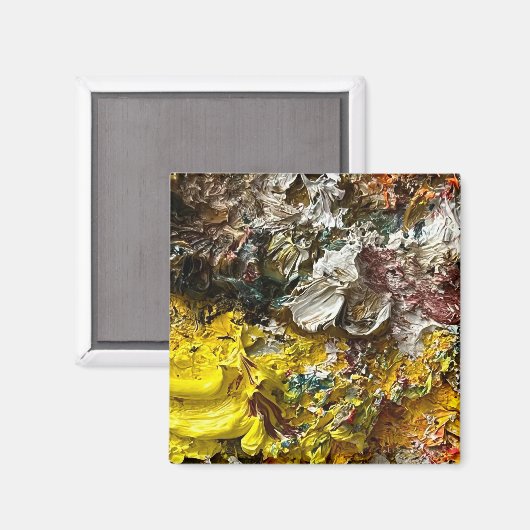 Künstlerpalette #1 magnet (Vorderseite/Rückseite)