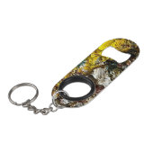 Künstlerpalette #1 mini flaschenöffner (Vorderseite Schrägansicht)