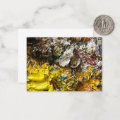 Künstlerpalette #1 mitteilungskarte (Vorderseite/Rückseite Beispiel)