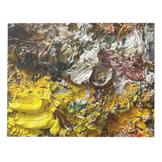 Künstlerpalette #1 notizblock (Vorderseite)