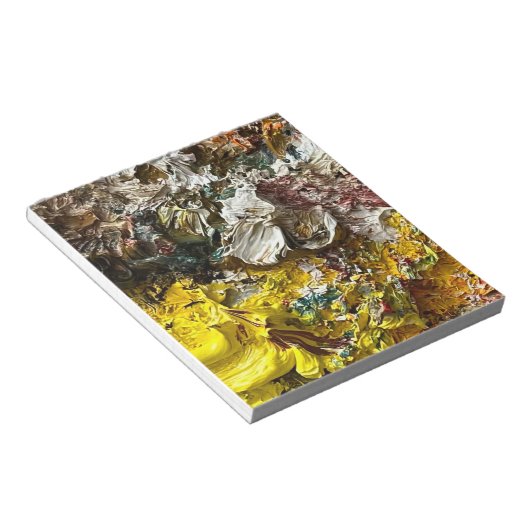Künstlerpalette #1 notizblock (angewinkelt)