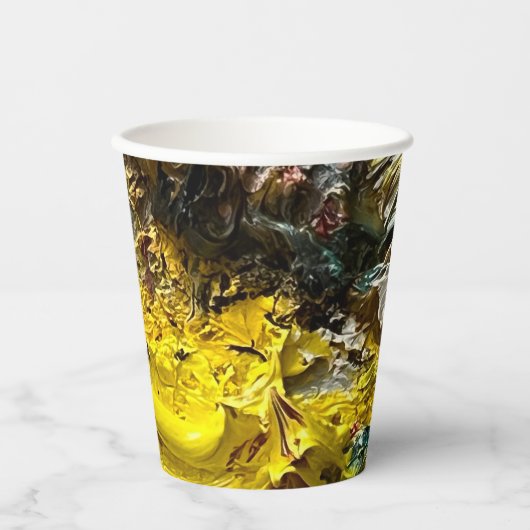 Künstlerpalette #1 pappbecher (Vorderseite)