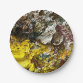 Künstlerpalette #1 pappteller (Vorderseite)