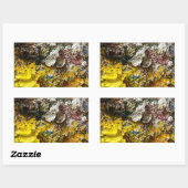 Künstlerpalette #1 rechteckiger aufkleber (Blatt)