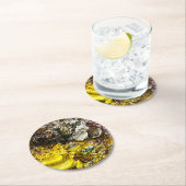 Künstlerpalette #1 runder pappuntersetzer (Vor Ort)