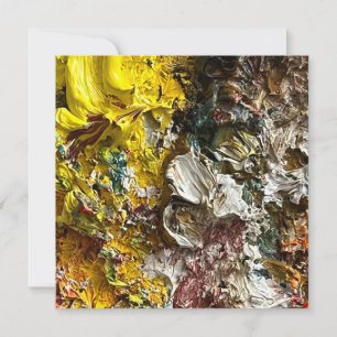 Künstlerpalette #1 save the date