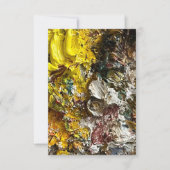 Künstlerpalette #1 save the date (Vorderseite)