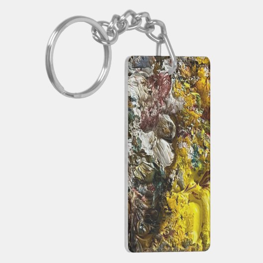 Künstlerpalette #1 schlüsselanhänger (Vorderseite links)