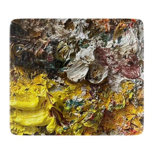 Künstlerpalette #1 schneidebrett (Vorderseite)