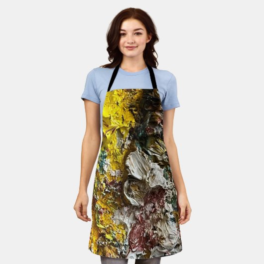 Künstlerpalette #1 schürze (Getragen)