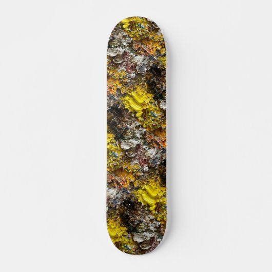 Künstlerpalette #1 skateboard (Vorne)